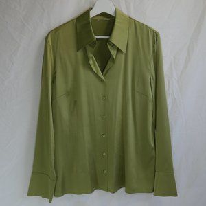 Green Silk Blouse